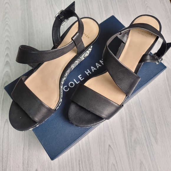 Cole Haan Wedge Sandals - Picture 2 of 5